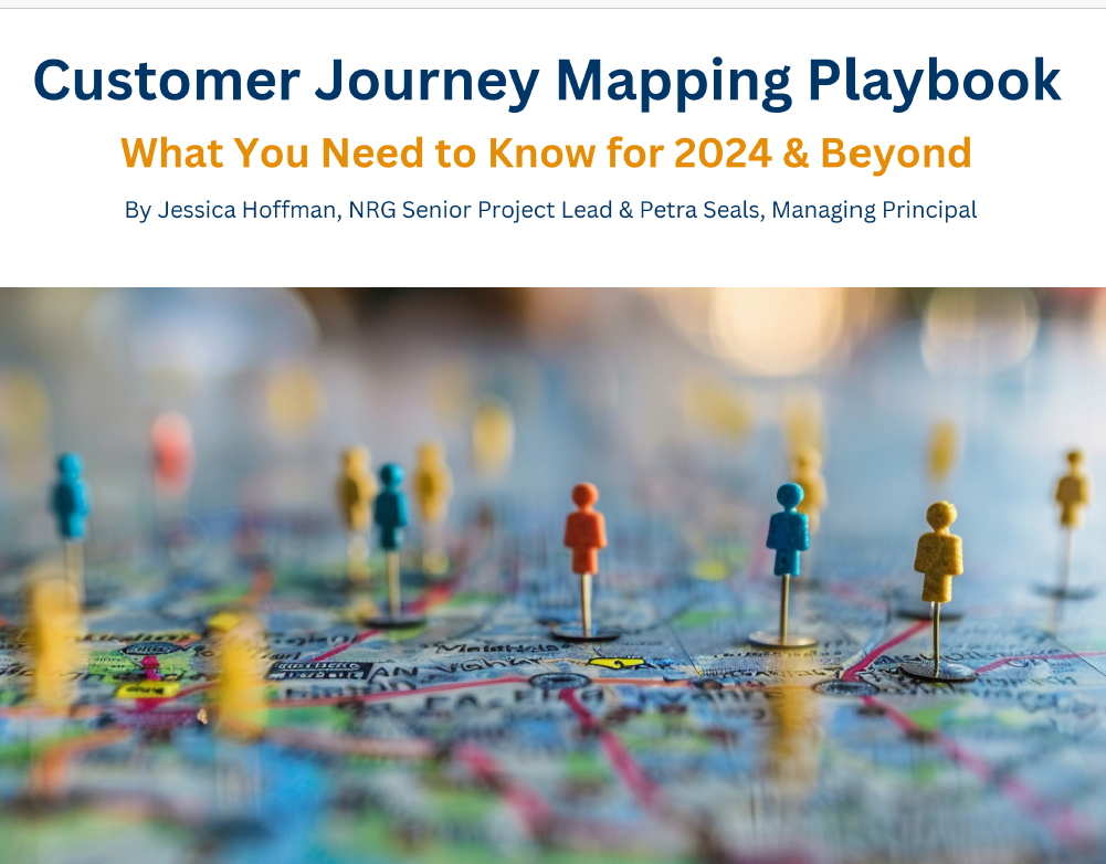 customer journey mapping report cover