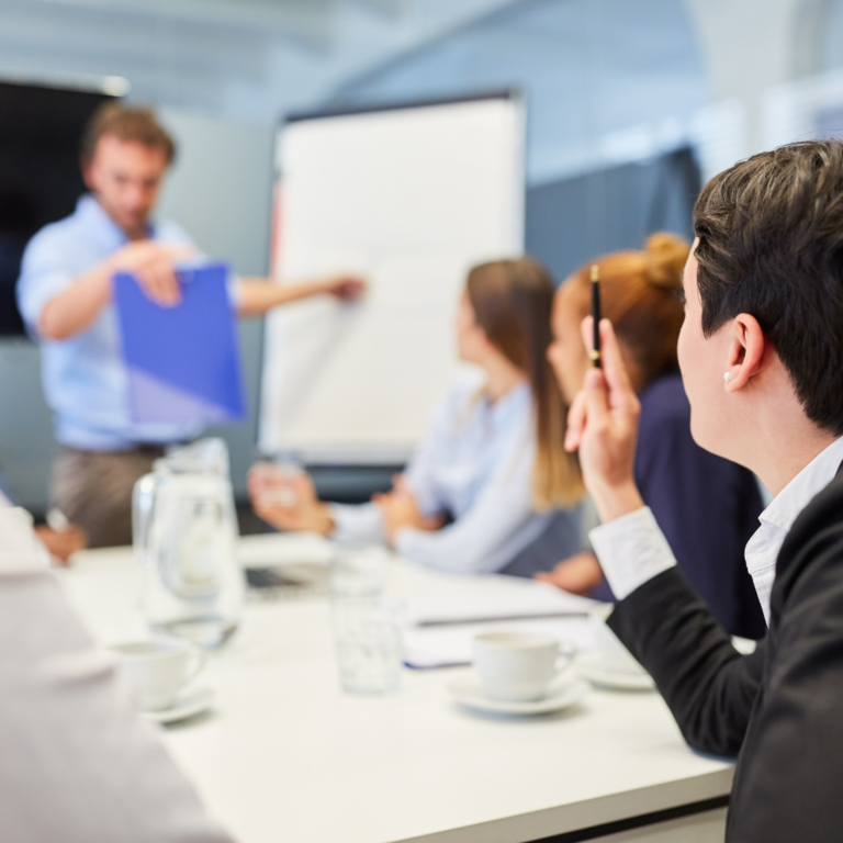 company meeting, employee group meeting, team meeting, coaching, training